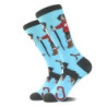 Chaussettes en coton Happy Funny pour hommes, conception extraterrestre, planète, requin, elin, unisexe, nouveauté, équipage de 