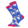 Chaussettes en coton Happy Funny pour hommes, conception extraterrestre, planète, requin, elin, unisexe, nouveauté, équipage de 