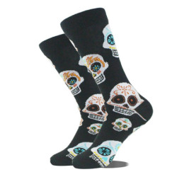 Chaussettes en coton Happy Funny pour hommes, conception extraterrestre, planète, requin, elin, unisexe, nouveauté, équipage de 