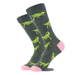 Chaussettes en coton Happy Funny pour hommes, conception extraterrestre, planète, requin, elin, unisexe, nouveauté, équipage de 