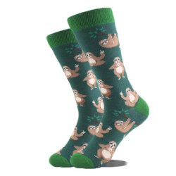 Chaussettes en coton Happy Funny pour hommes, conception extraterrestre, planète, requin, elin, unisexe, nouveauté, équipage de 