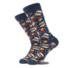 Chaussettes en coton Happy Funny pour hommes, conception extraterrestre, planète, requin, elin, unisexe, nouveauté, équipage de 