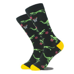 Chaussettes en coton Happy Funny pour hommes, conception extraterrestre, planète, requin, elin, unisexe, nouveauté, équipage de 