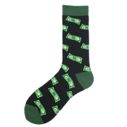 Chaussettes en coton Happy Funny pour hommes, conception extraterrestre, planète, requin, elin, unisexe, nouveauté, équipage de 