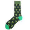 Chaussettes en coton Happy Funny pour hommes, conception extraterrestre, planète, requin, elin, unisexe, nouveauté, équipage de 