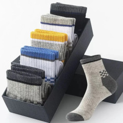 10 paires respirant coton sport bas hommes fibre de bambou automne et hiver hommes chaussettes