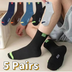 10 paires respirant coton sport bas hommes fibre de bambou automne et hiver hommes chaussettes