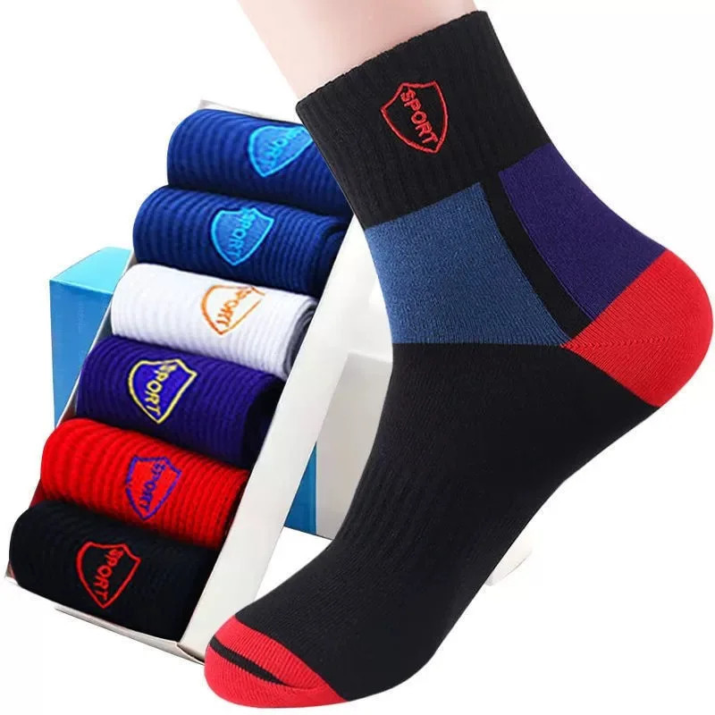 10 paires respirant coton sport bas hommes fibre de bambou automne et hiver hommes chaussettes