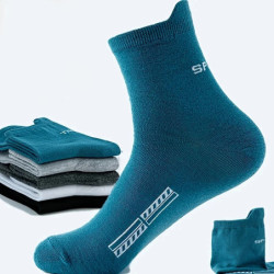 10 paires respirant coton sport bas hommes fibre de bambou automne et hiver hommes chaussettes