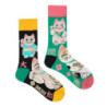 Chaussettes colorées unisexes en coton pour hommes et femmes, chaussettes originales AB Tide, chat, chien, koala, vache, quatre 