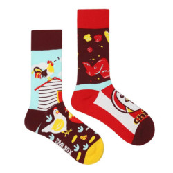 Chaussettes colorées unisexes en coton pour hommes et femmes, chaussettes originales AB Tide, chat, chien, koala, vache, quatre 