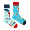 Chaussettes colorées unisexes en coton pour hommes et femmes, chaussettes originales AB Tide, chat, chien, koala, vache, quatre 