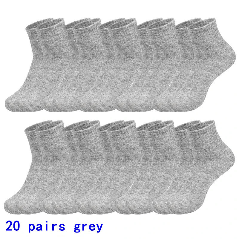 Chaussettes d'affaires mi-longues en coton noir, chaussettes décontractées monochromes, doux et chauds, automne et hiver, 4 pair