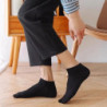 20 pièces/chaussettes hommes printemps été mince respirant doux polyester coton chaussettes noir décontracté affaires rinçage ba