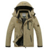 Parka coupe-vent pour hommes, manteaux de fourrure coupe-vent épais et chauds, style militaire à capuche, vestes d'hiver Anorak 