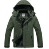 Parka coupe-vent pour hommes, manteaux de fourrure coupe-vent épais et chauds, style militaire à capuche, vestes d'hiver Anorak 