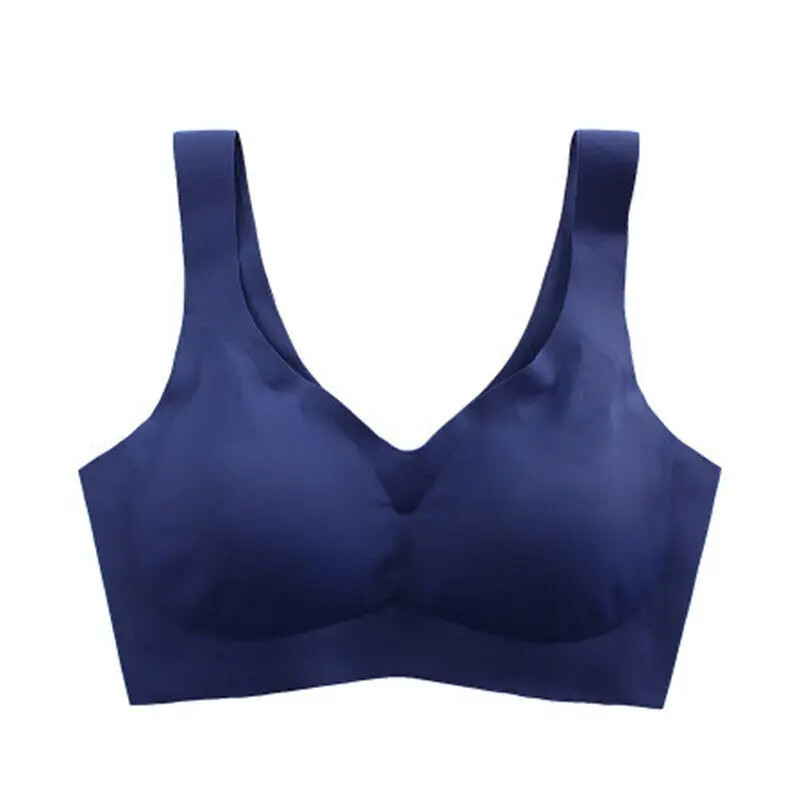 Soutien-gorge push-up respirant sans couture pour femme, sous-vêtement sans anneau en acier, bralette de levage, coussin de poit