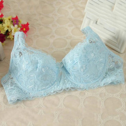 Soutiens-gorge en dentelle florale pour femmes, soutien-gorge push-up mince, sous-vêtements respirants, lingerie sexy, document 