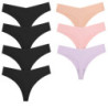 Lingerie sexy sans couture pour femmes, culotte femme, sous-vêtements pour femmes, string élastique, string secret, plus riche e