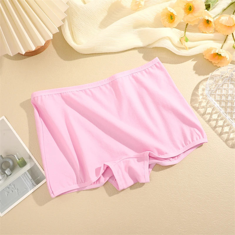 Nouvelle culotte femme en coton sans couture sport boxeurs sous-vêtements femme solide document slips confortable Lingerie InDis