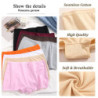 Nouvelle culotte femme en coton sans couture sport boxeurs sous-vêtements femme solide document slips confortable Lingerie InDis