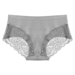 TrowBridge-Culottes en dentelle pour femmes, sous-vêtements exquis, lingerie sexy, grande taille, slips en satin doux, caleçons 