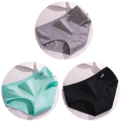 Sous-vêtements confortables en coton respirant pour femmes, culottes mi-audio, slips grande taille, documents bonbons, haute qua