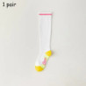 Chaussettes athlétiques hautes au genou pour femmes, tube à rayures, chaussettes de sport en plein air, idéales pour la course à