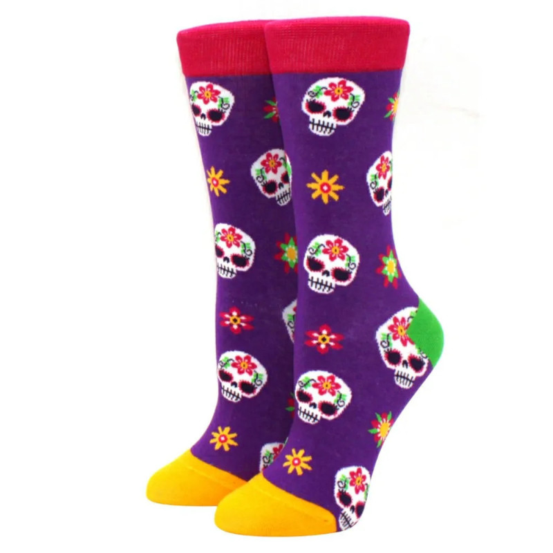 Chaussettes Courtes et Décontractées Kawaii pour Femme, 1 Paire, Happy Funny, Fruit, Harajuku, Couleurs Bonbons, Mi, Taille 35-4