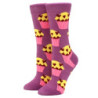 Chaussettes Courtes et Décontractées Kawaii pour Femme, 1 Paire, Happy Funny, Fruit, Harajuku, Couleurs Bonbons, Mi, Taille 35-4