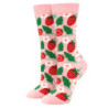 Chaussettes Courtes et Décontractées Kawaii pour Femme, 1 Paire, Happy Funny, Fruit, Harajuku, Couleurs Bonbons, Mi, Taille 35-4