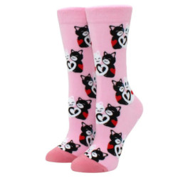 Chaussettes Courtes et Décontractées Kawaii pour Femme, 1 Paire, Happy Funny, Fruit, Harajuku, Couleurs Bonbons, Mi, Taille 35-4