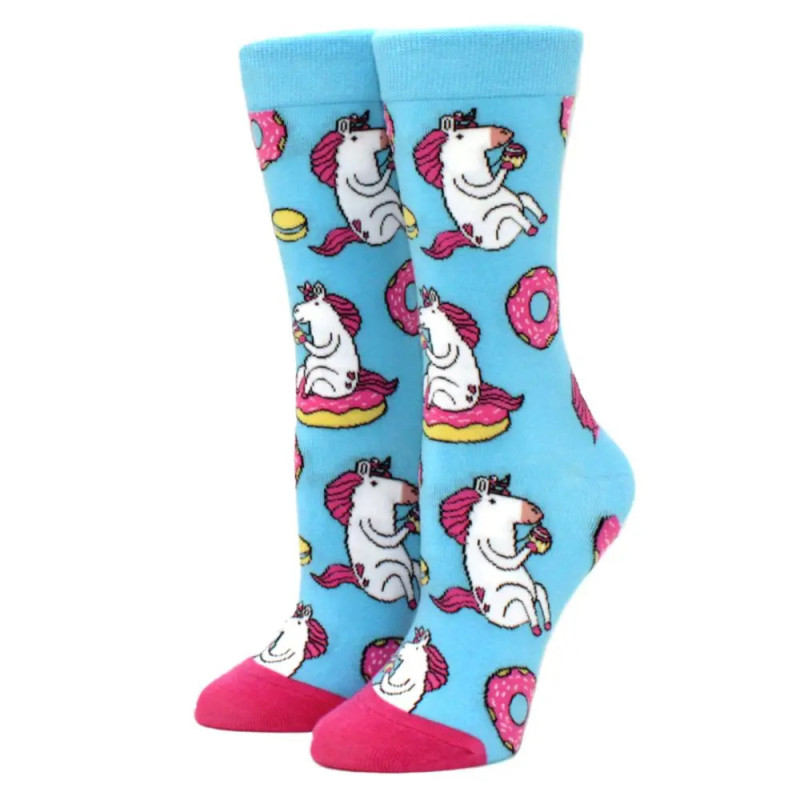 Chaussettes Courtes et Décontractées Kawaii pour Femme, 1 Paire, Happy Funny, Fruit, Harajuku, Couleurs Bonbons, Mi, Taille 35-4