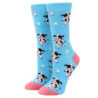 Chaussettes Courtes et Décontractées Kawaii pour Femme, 1 Paire, Happy Funny, Fruit, Harajuku, Couleurs Bonbons, Mi, Taille 35-4