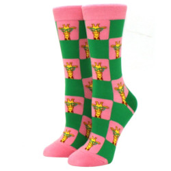 Chaussettes Courtes et Décontractées Kawaii pour Femme, 1 Paire, Happy Funny, Fruit, Harajuku, Couleurs Bonbons, Mi, Taille 35-4