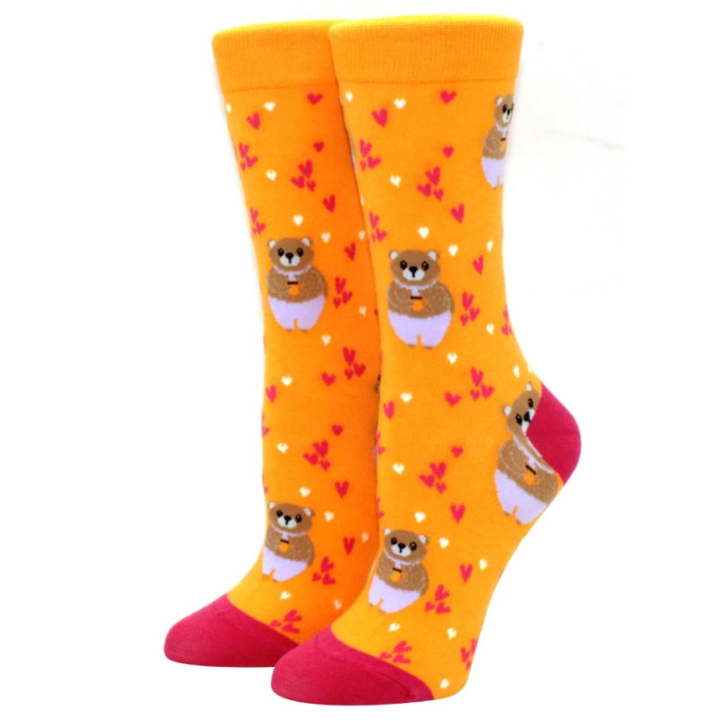 Chaussettes Courtes et Décontractées Kawaii pour Femme, 1 Paire, Happy Funny, Fruit, Harajuku, Couleurs Bonbons, Mi, Taille 35-4