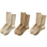 chaussettes femmes chaussettes chaudes d'hiver Lot de 3 paires de chaussettes en laine de cachemire pour femme, ensemble thermiq