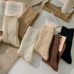 chaussettes femmes chaussettes chaudes d'hiver Lot de 3 paires de chaussettes en laine de cachemire pour femme, ensemble thermiq