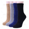 Chaussettes thermiques floues chaudes d'hiver pour femmes, chaussettes de couchage au sol de la maison, pantoufles de mode migno