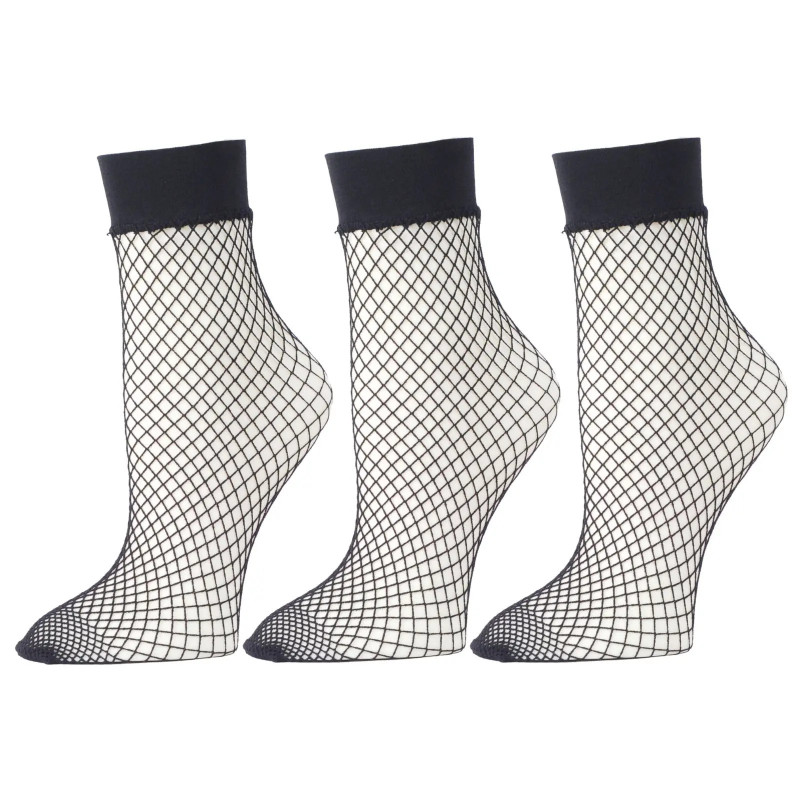 RMSWEETYCanon-Chaussettes résille noires pour femmes, sexy, nylon