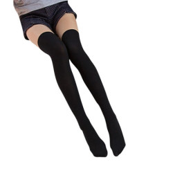 Cuissardes hautes à rayures pour femmes, bas longs sexy, chaussettes au-dessus du genou, jambières en nylon pour femmes