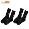 Chaussettes mi-mollet épaisses anti-froid pour femmes, chaussettes rembourrées chaudes, chaussettes de loisirs d'hiver, 1 paire,