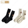 Chaussettes mi-mollet épaisses anti-froid pour femmes, chaussettes rembourrées chaudes, chaussettes de loisirs d'hiver, 1 paire,