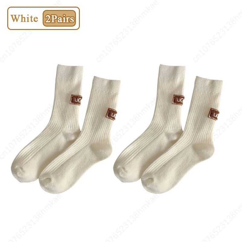 Chaussettes mi-mollet épaisses anti-froid pour femmes, chaussettes rembourrées chaudes, chaussettes de loisirs d'hiver, 1 paire,