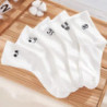 Chaussettes Rondes à Motif de Dessin Animé pour Femme et Fille, Mignonnes, Décontractées, Respirantes, à la Mode, Automne, 5/10 