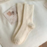 Chaussettes thermiques floues en cachemire pour femmes, chaussettes en laine chaudes, chaussettes d'hiver confortables, chausset