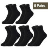 Chaussettes Thermiques Courtes en Laine de Cachemire pour Femme, Bottes de Neige en Velours, Épaisses, Chaudes, pour Hiver, 1/2/