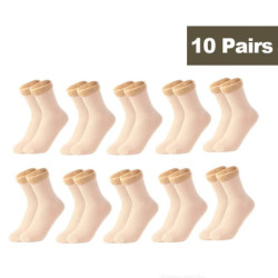 Chaussettes Thermiques Courtes en Laine de Cachemire pour Femme, Bottes de Neige en Velours, Épaisses, Chaudes, pour Hiver, 1/2/