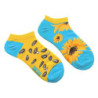 Chaussettes Courtes Colorées en Coton pour Homme et Femme, Animaux, Plantes, Tournesol, Décontracté, Rinçage, Cadeau d'Anniversa