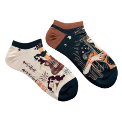 Chaussettes Courtes Colorées en Coton pour Homme et Femme, Animaux, Plantes, Tournesol, Décontracté, Rinçage, Cadeau d'Anniversa